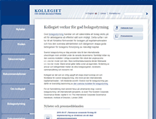 Tablet Screenshot of bolagsstyrning.se